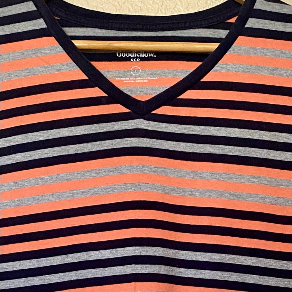 Goodfellow L Stripped T-shirt